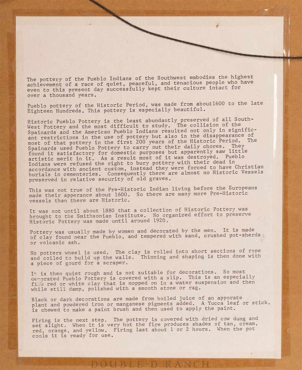 Art, Watercolor on Artist Paper, #203 Southwestern Pots, Joyce Ritchey, 1303