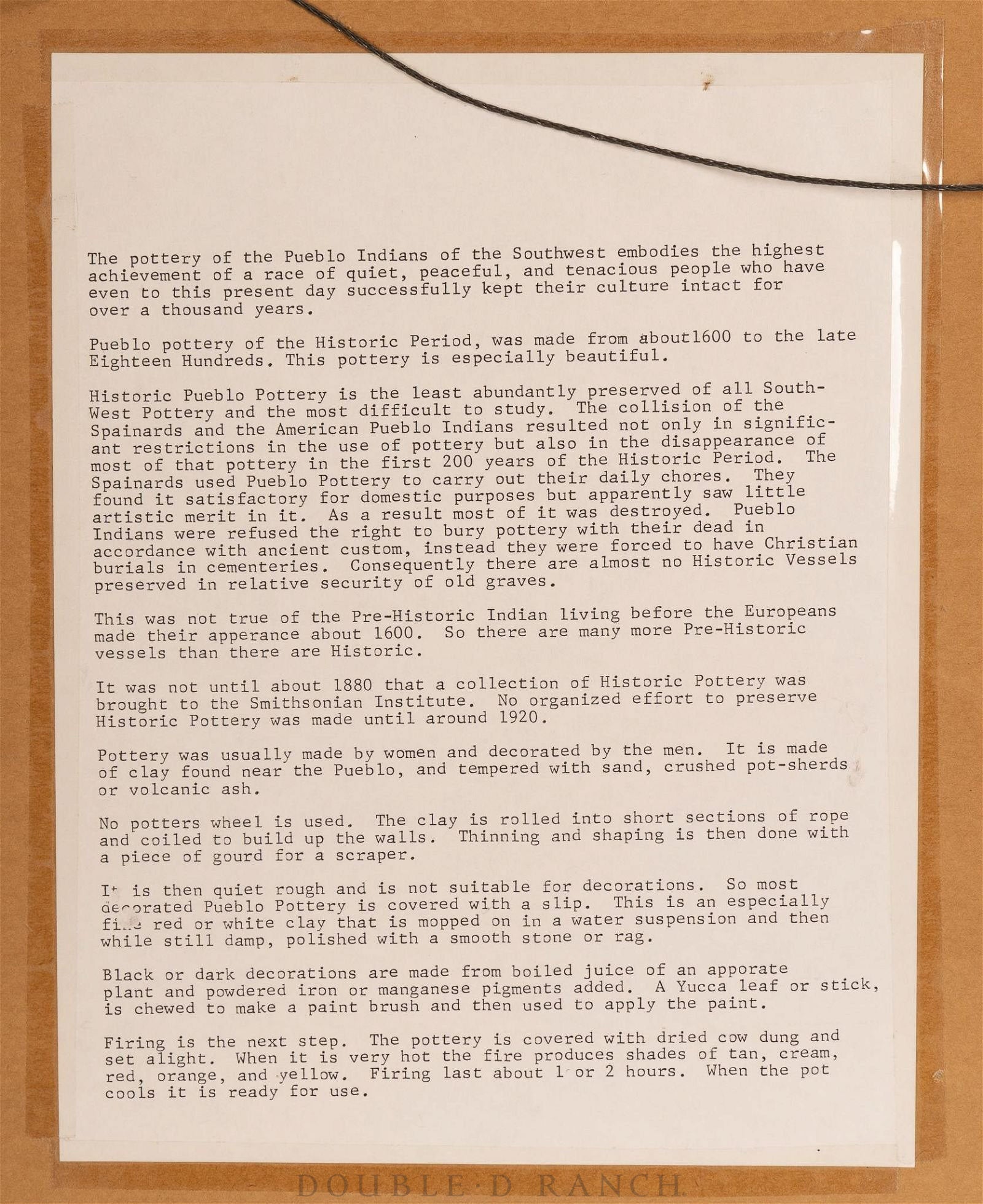 Art, Watercolor on Artist Paper, #203 Southwestern Pots, Joyce Ritchey, 1303