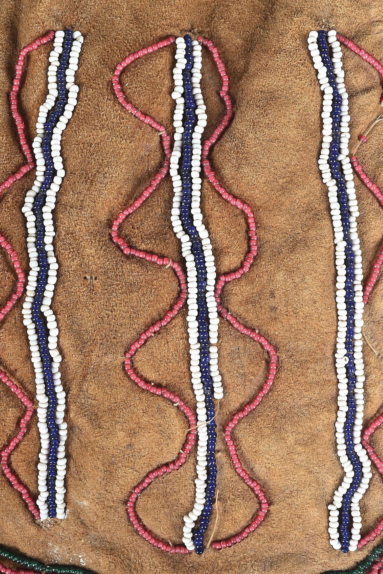 Bag, Native American Beaded, Apache, Artifact, Late 1800's, 1491
