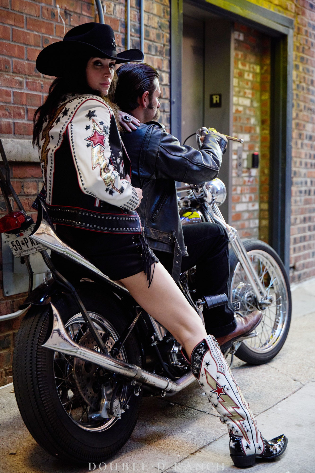 Damir doma レザージャケット リブ シングル DoubleDRanch_BikerMotorcycleJa