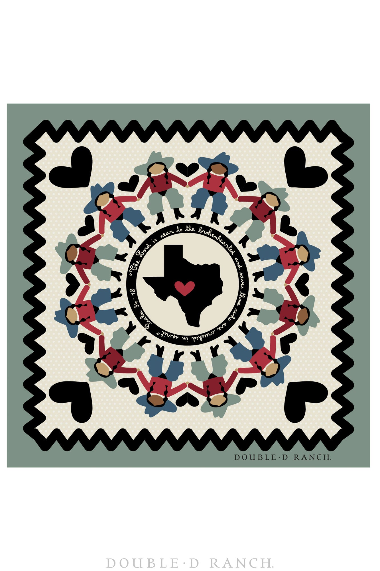 Scarf, Hill Country Relief