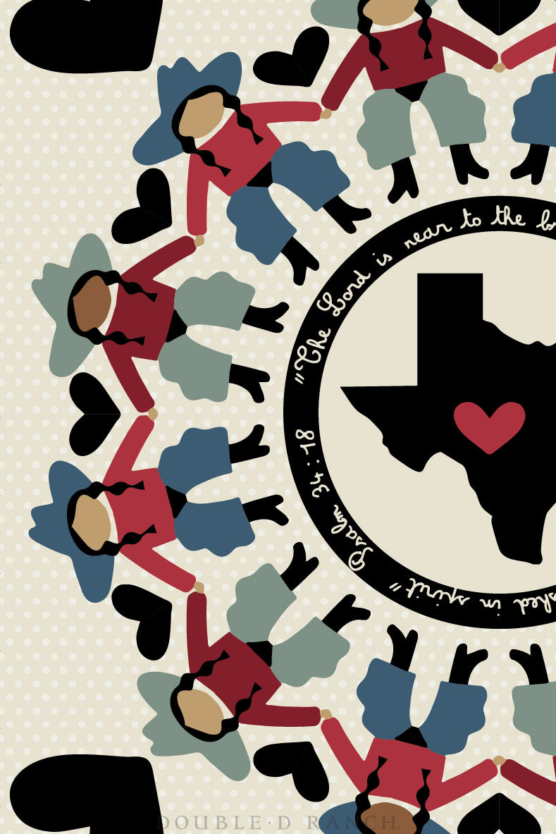 Scarf, Hill Country Relief