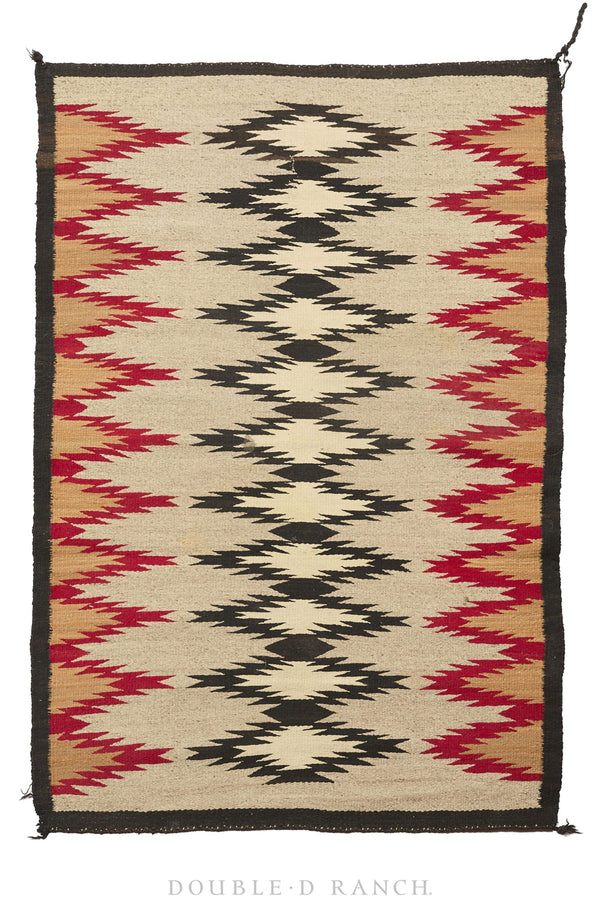 Home, Textile, Rug, Navajo, Eye Dazzler, Vintage, Early 20th Century,