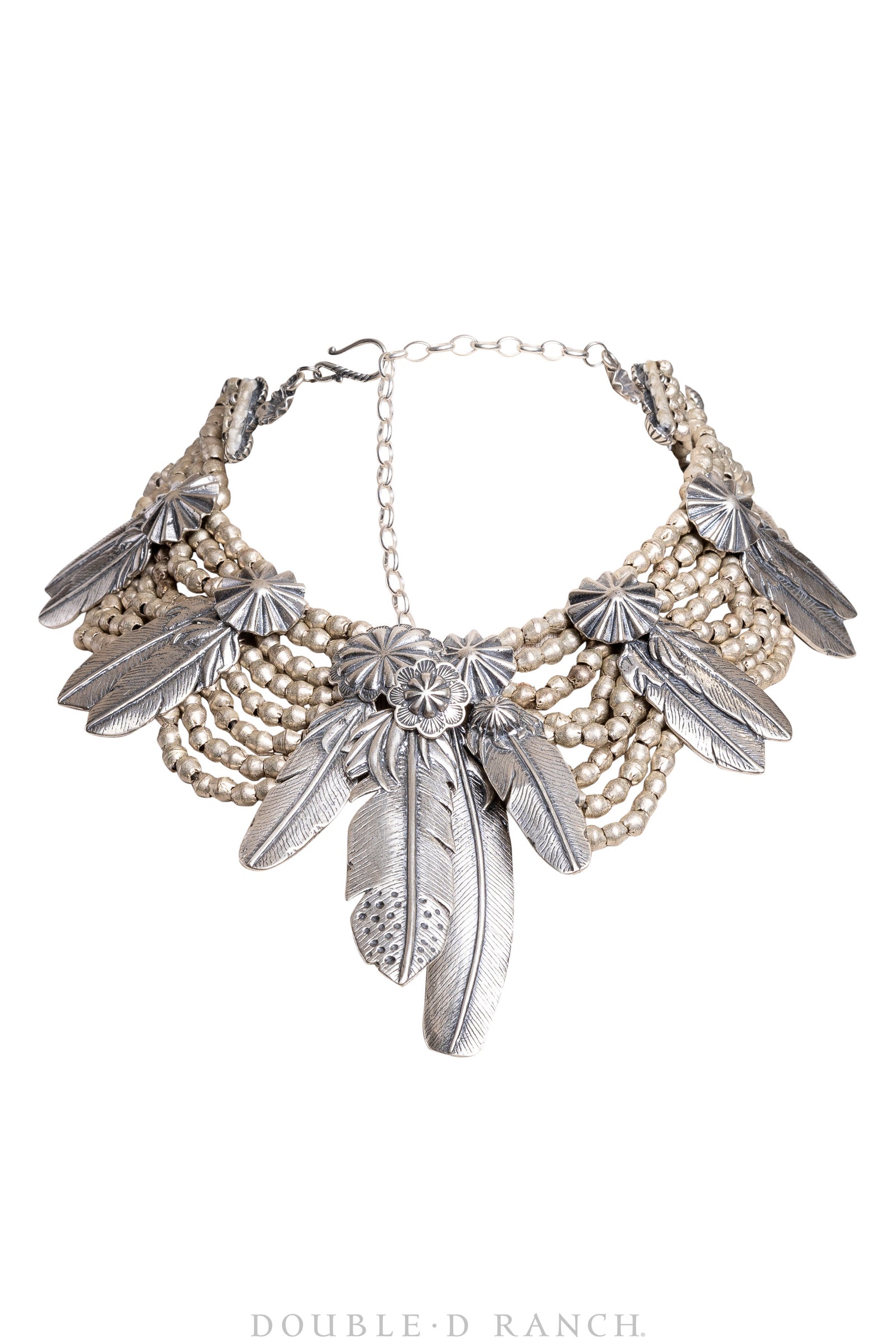 Necklace, Mummy's Bundle, by Double D Ranch, Francesca, Collar, Feathers, 109