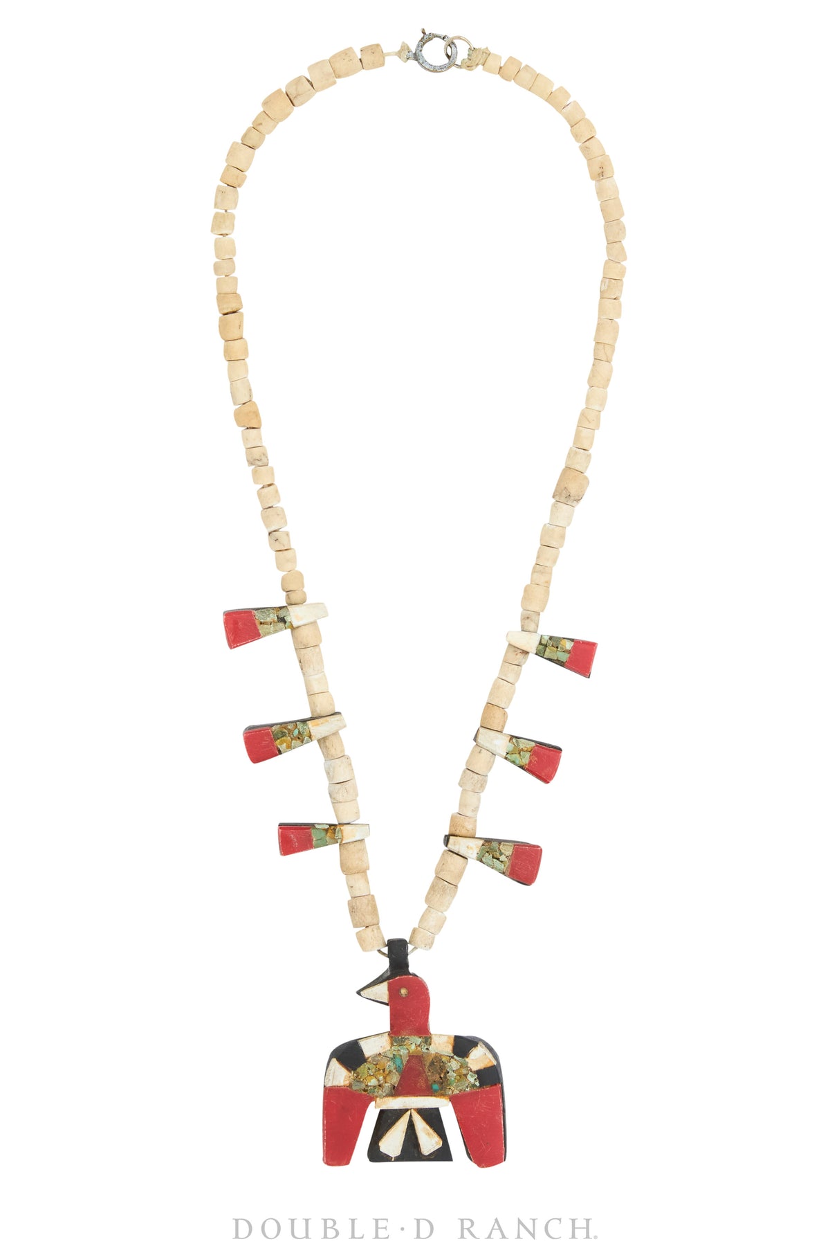 Necklace, Thunderbird, Santo Domingo, Depression, Vintage, 330