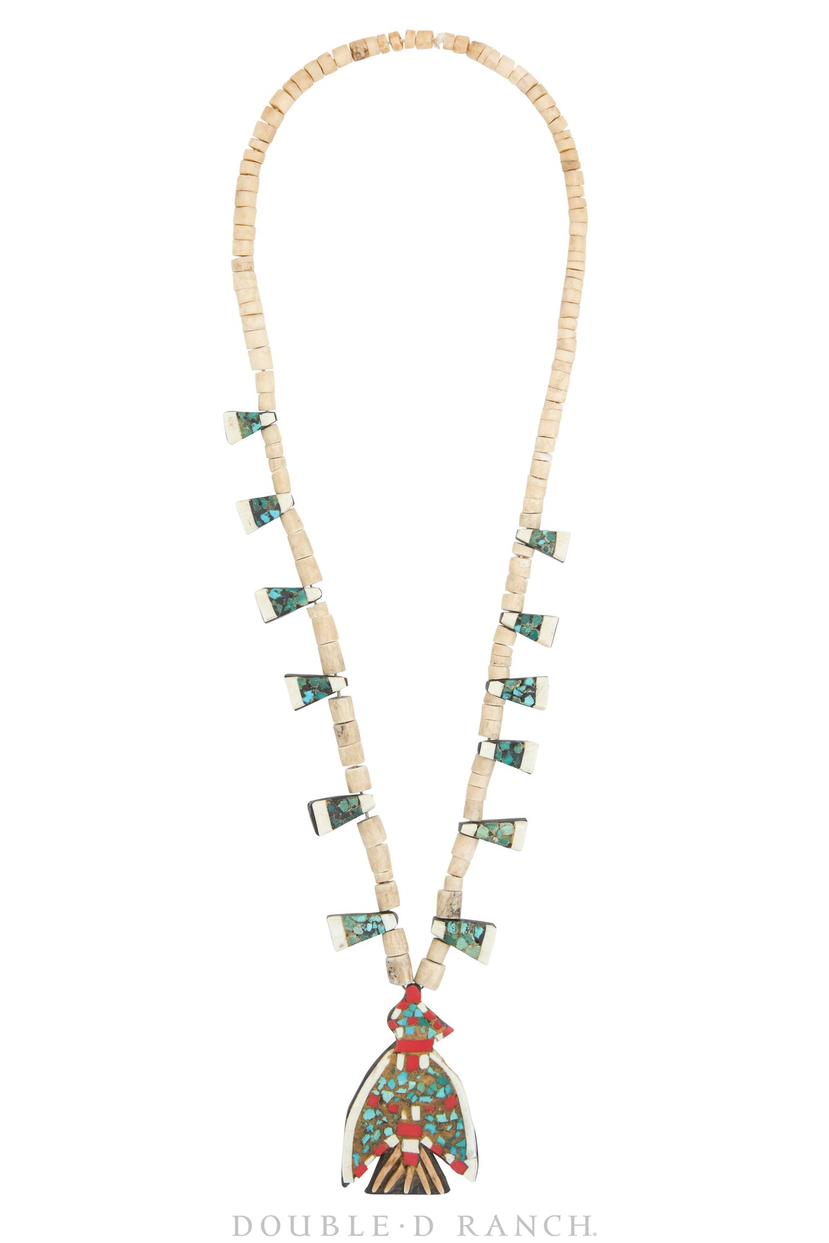 Necklace, Thunderbird Depression, Multi Stone, Santo Domingo, Vintage, 3299