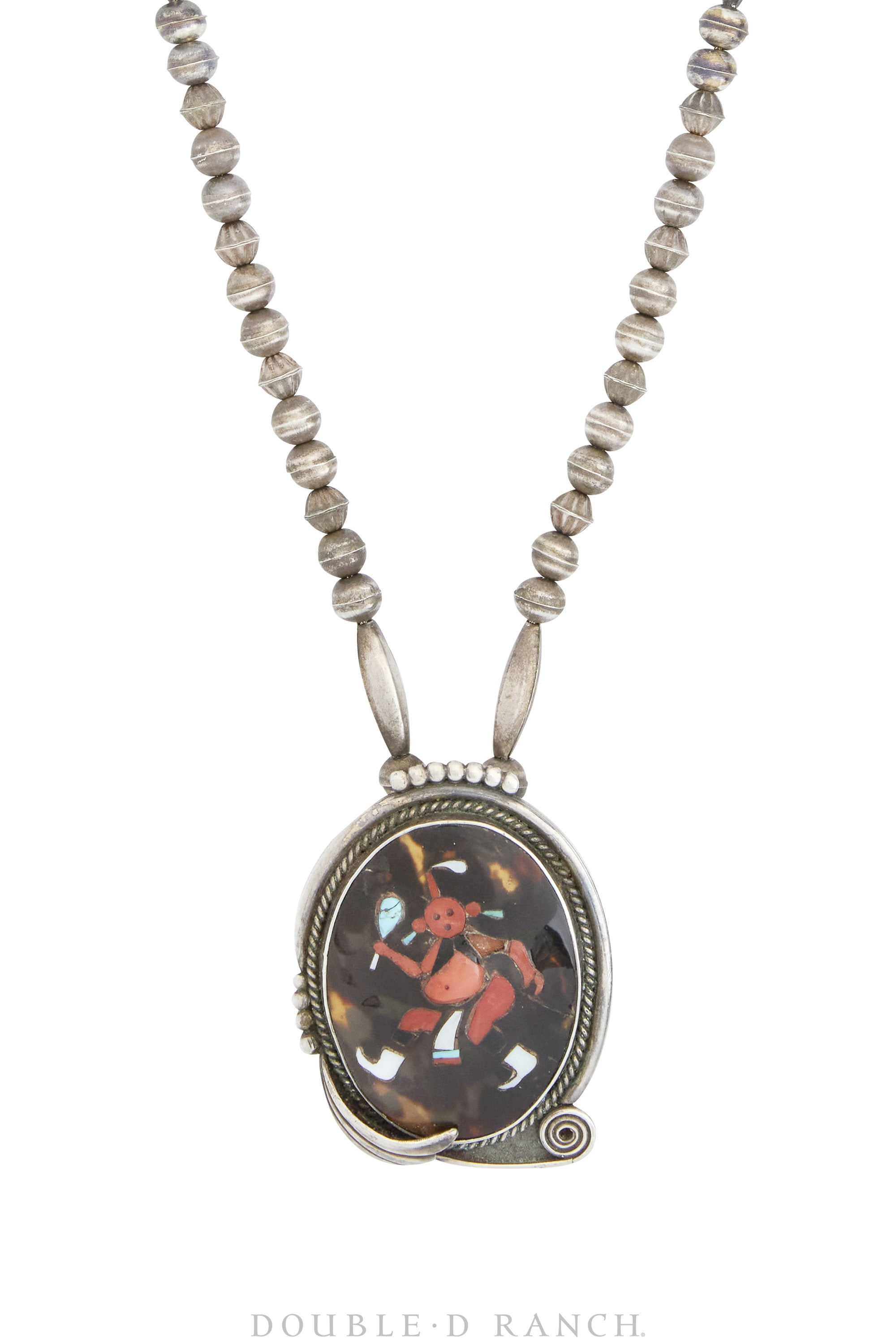 Necklace, Cuff & Ring Set, Inlay, Mudhead Ceremonial Figure, Hallmark,