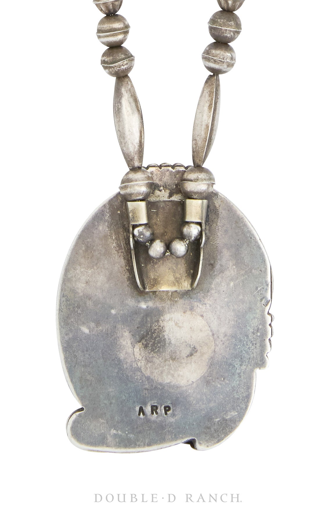 Necklace, Cuff & Ring Set, Inlay, Mudhead Ceremonial Figure, Hallmark, Published, Vintage, 1690