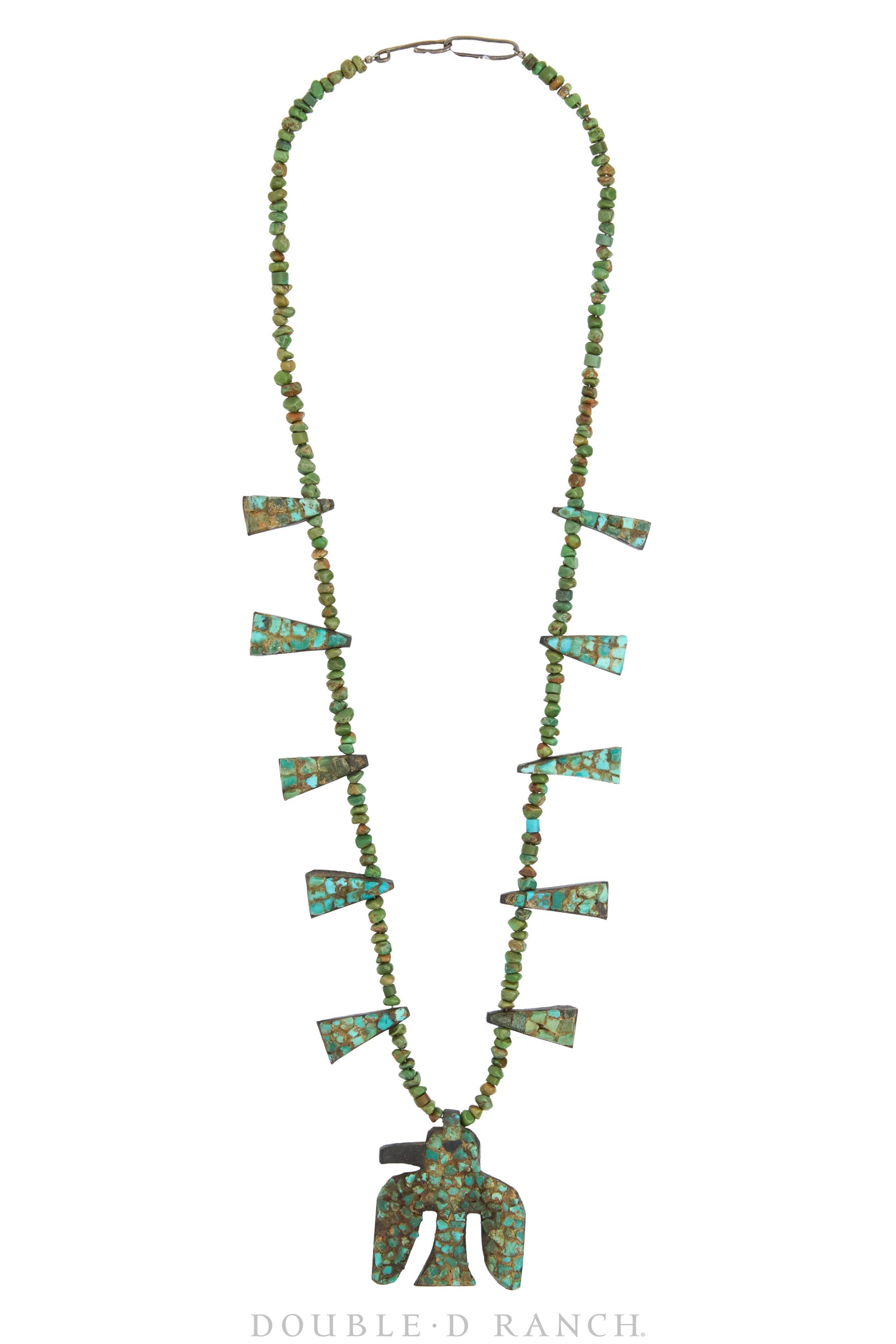 Necklace, Thunderbird, Santo Domingo, Depression, Vintage, 3303
