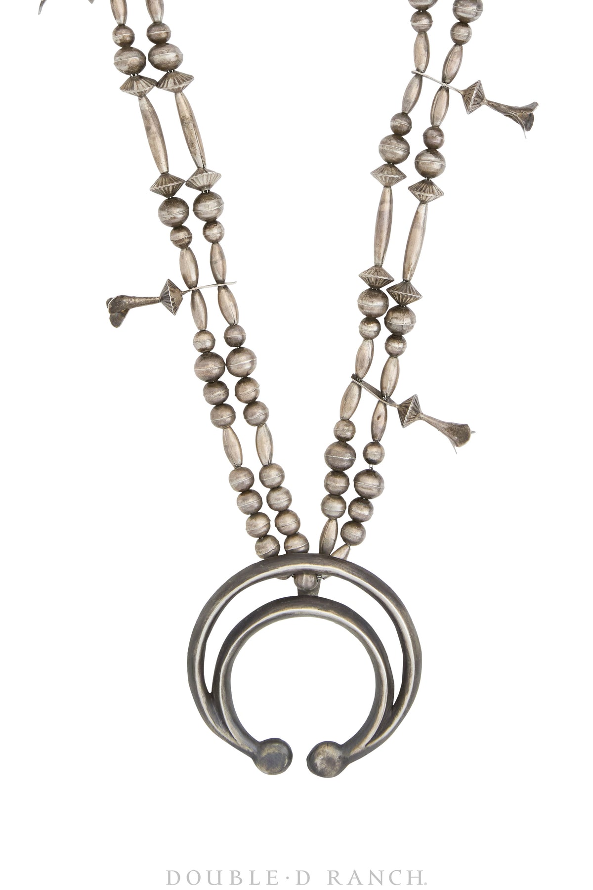 Necklace, Squash Blossom, Sterling Silver, Hallmark, Vintage, 3260