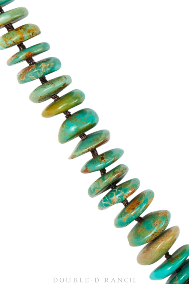 Necklace, Natural Stone, Turquoise, Nugget, Navajo, Contemporary, 3433