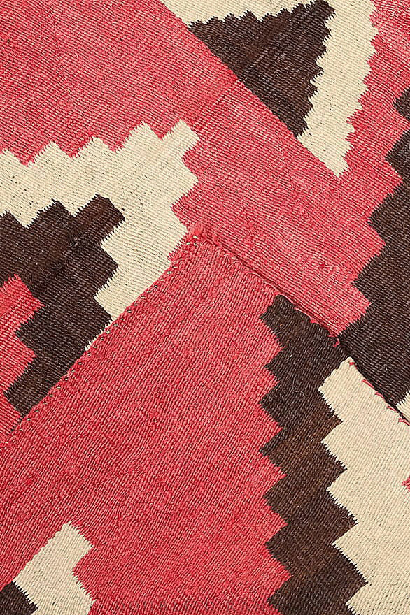 Rug, Navajo, Ganado, Stepped Half-Diamonds, Antique, Early 20th Century, 65" x 45", 224
