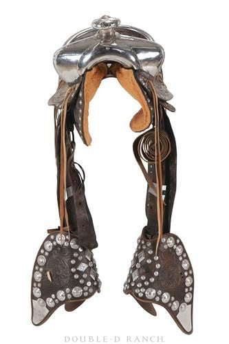 Tack, Saddle, Visalia Parade, Sterling Silver, Vintage ‘40s-'50s, 1416