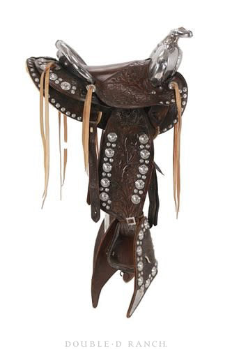 Tack, Saddle, Visalia Parade, Sterling Silver, Vintage ‘40s-'50s, 1416