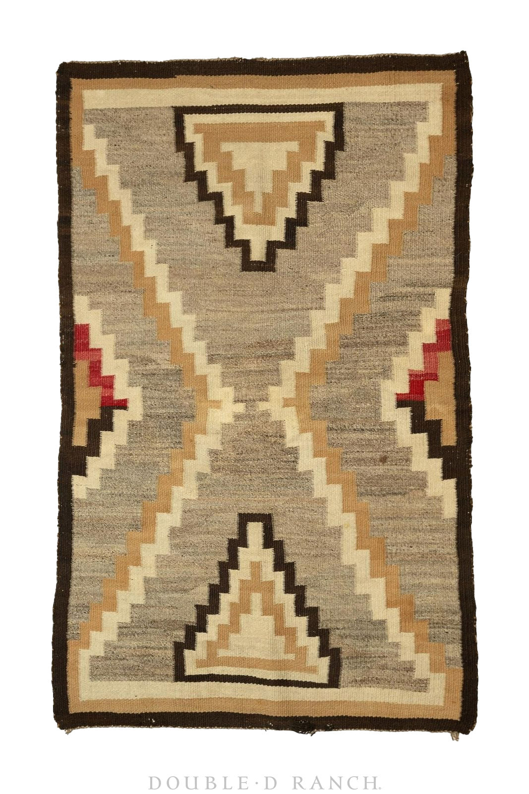 Home, Textile, Rug, Navajo, Crystal, Vintage ‘40s  2-10" x 4-10", 177