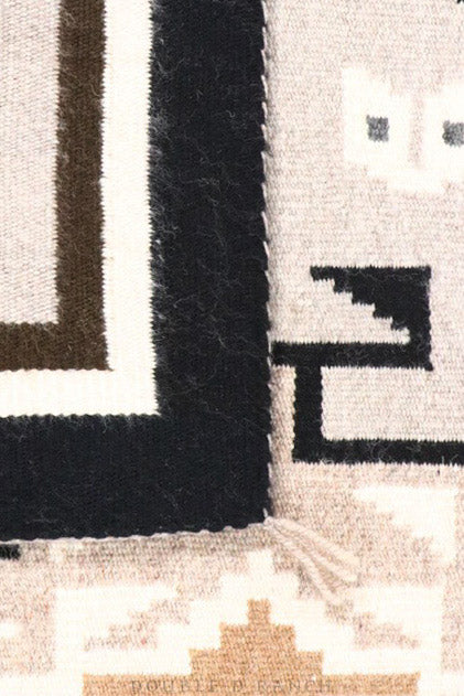 Home, Textile, Rug, Navajo, Two Grey Hills, Vintage, 200