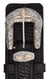 selle western Leather Show avec coin argenté et conchos de toutes selle western Leather Show avec coin argenté et conchos de toutes