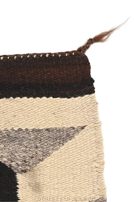 Home, Textile, Rug, Navajo, Geometric Optic, Vintage 60" x 40", 206