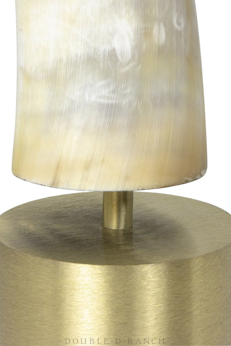 Art, Sculpture, Horn Pedestal, Vintage, 1383