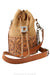 Bag, Tooled Small Bucket Bag, 1256