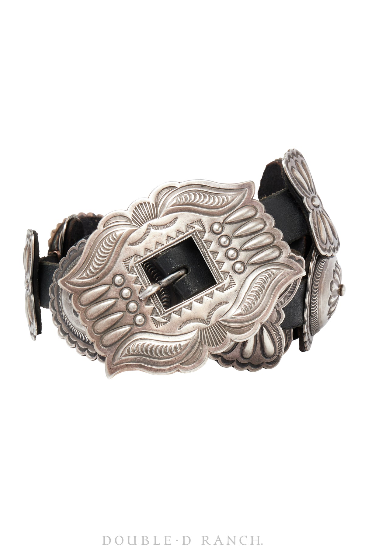 Belt, A Vintage, Concho, Turquoise, 2rd Phase Revival, Harry Morgan Hallmark, Vintage, 595