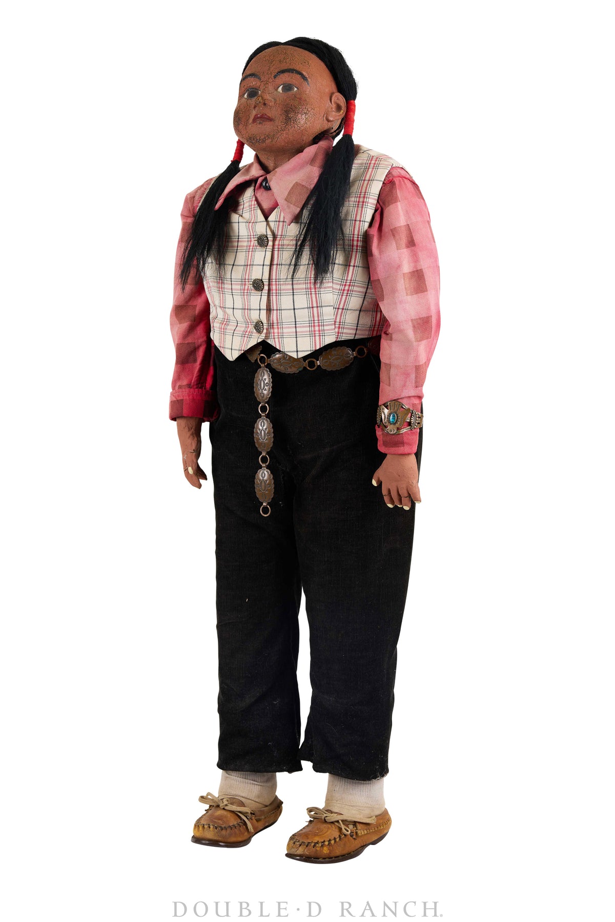 Miscellaneous, Doll Mannequin, Native American, Handmade, Authentic Clothing, Vintage, 860