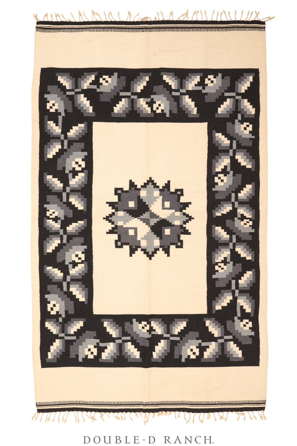 Home, Textile, Rug, Mexican Saltillo, Unusual Blue Colors, Vintage, 117