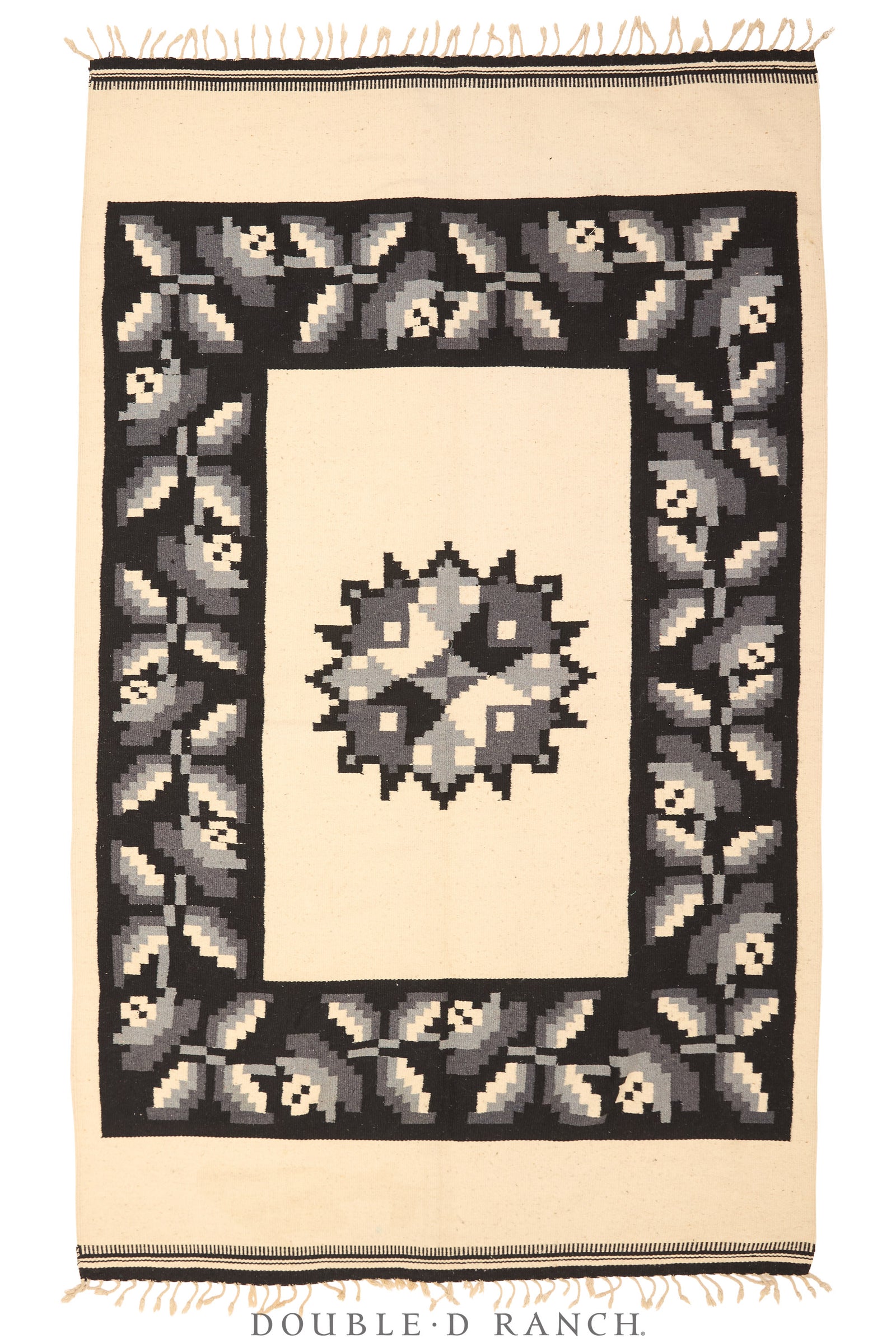 Home, Textile, Rug, Mexican Saltillo, Unusual Blue Colors, Vintage, 117