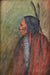 Art, Oil On Board, Native American, Khan, Vintage, early 20th Century, 1317