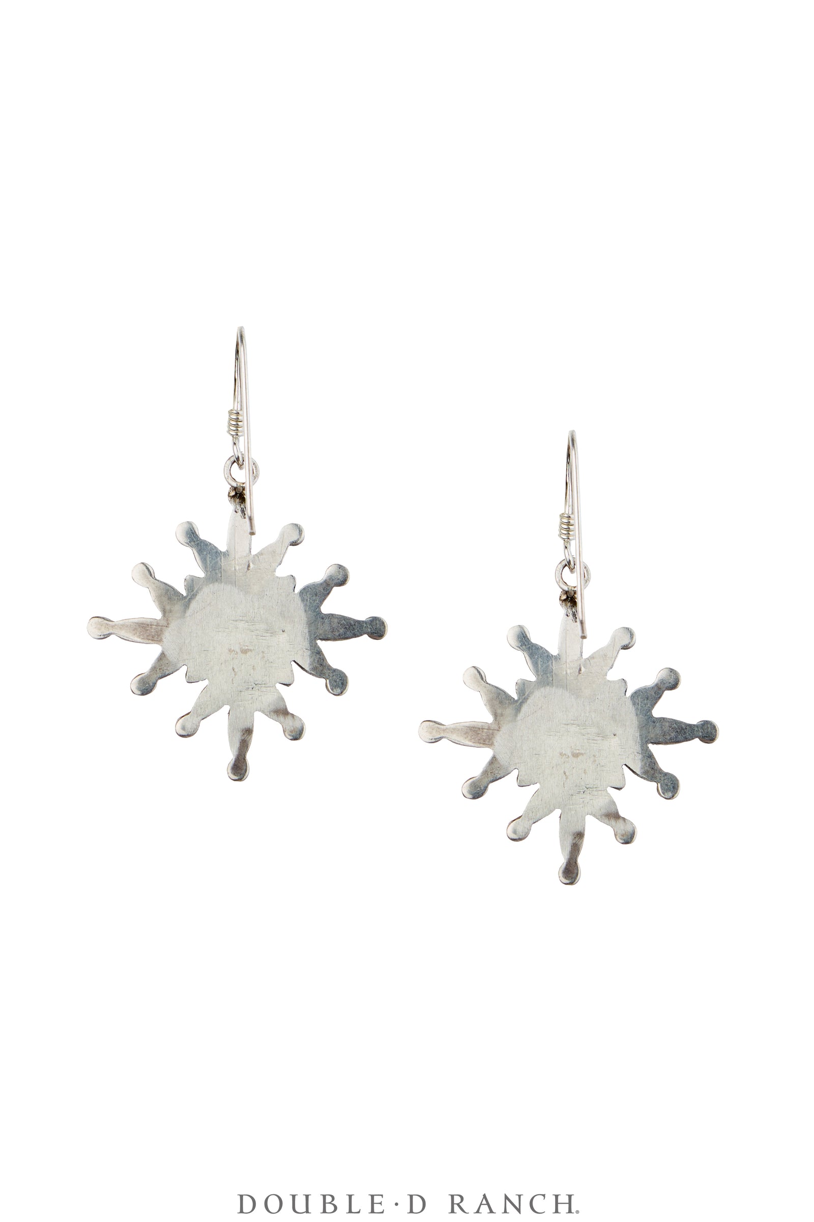 Earrings, Cluster, Turquoise, Snowflake, Sans Hallmark, Vintage, 2365