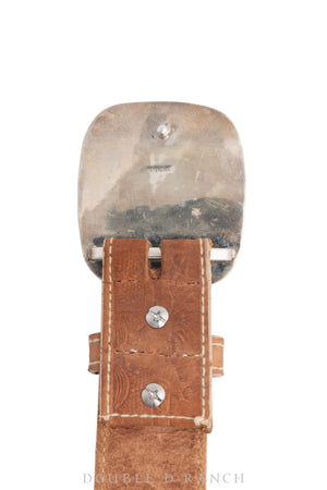 Belt, A Vintage, Buckle, Lapis, Vintage, 516