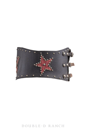 Belt, A Vintage, Bronc, Appliqué, Stars, Vintage, Early 20th Century, 517
