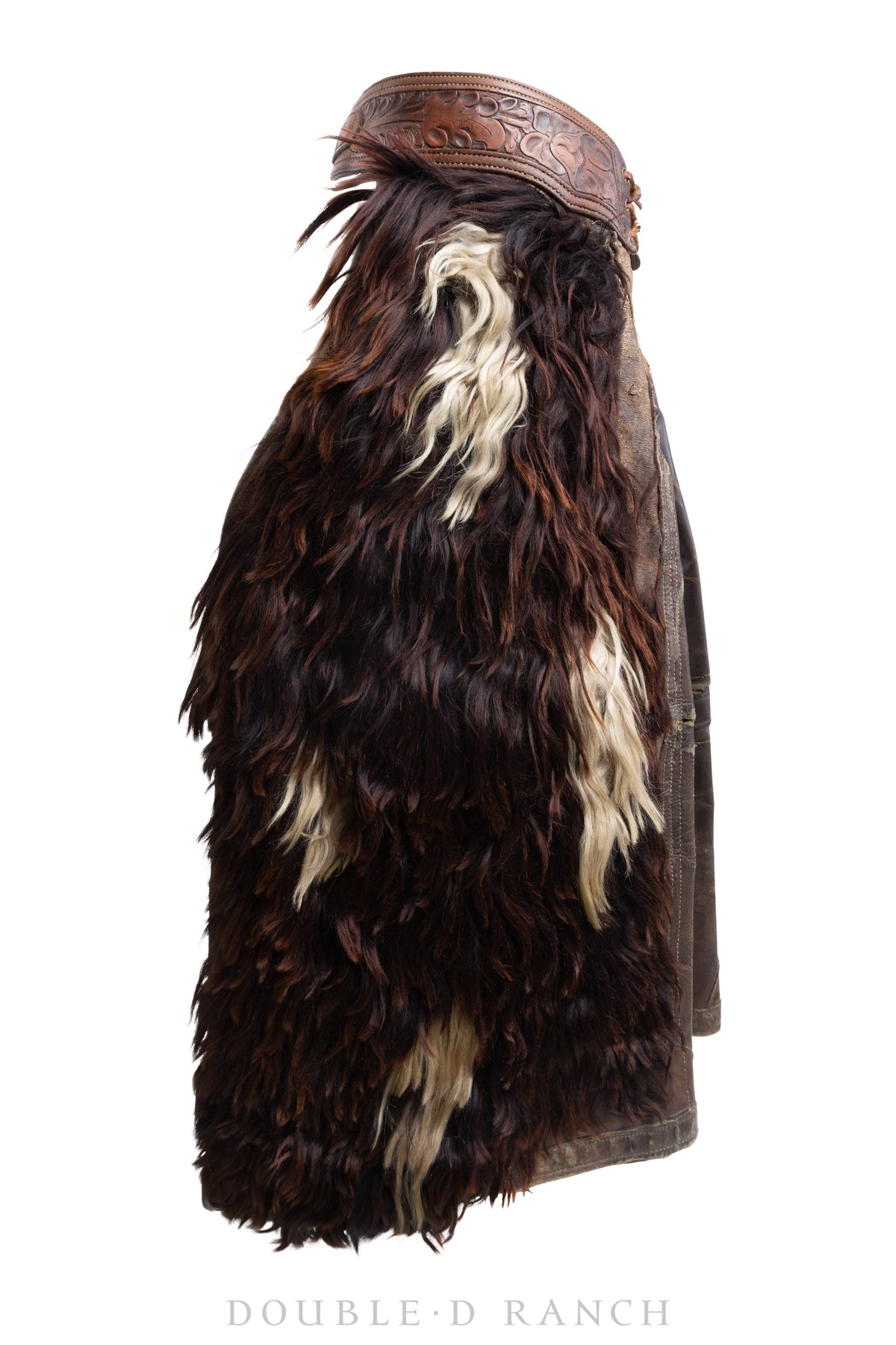 Chaps, Woolies, Hamley & Co. Pendleton Oregon, "Spotted Pinto," Handtooled Leather, Vintage, 802