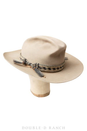 Miscellaneous, Hat, Vintage, 101 Ranch, 18X, Horsehair Band, Attributed to Bill Pickett, Antique, 766