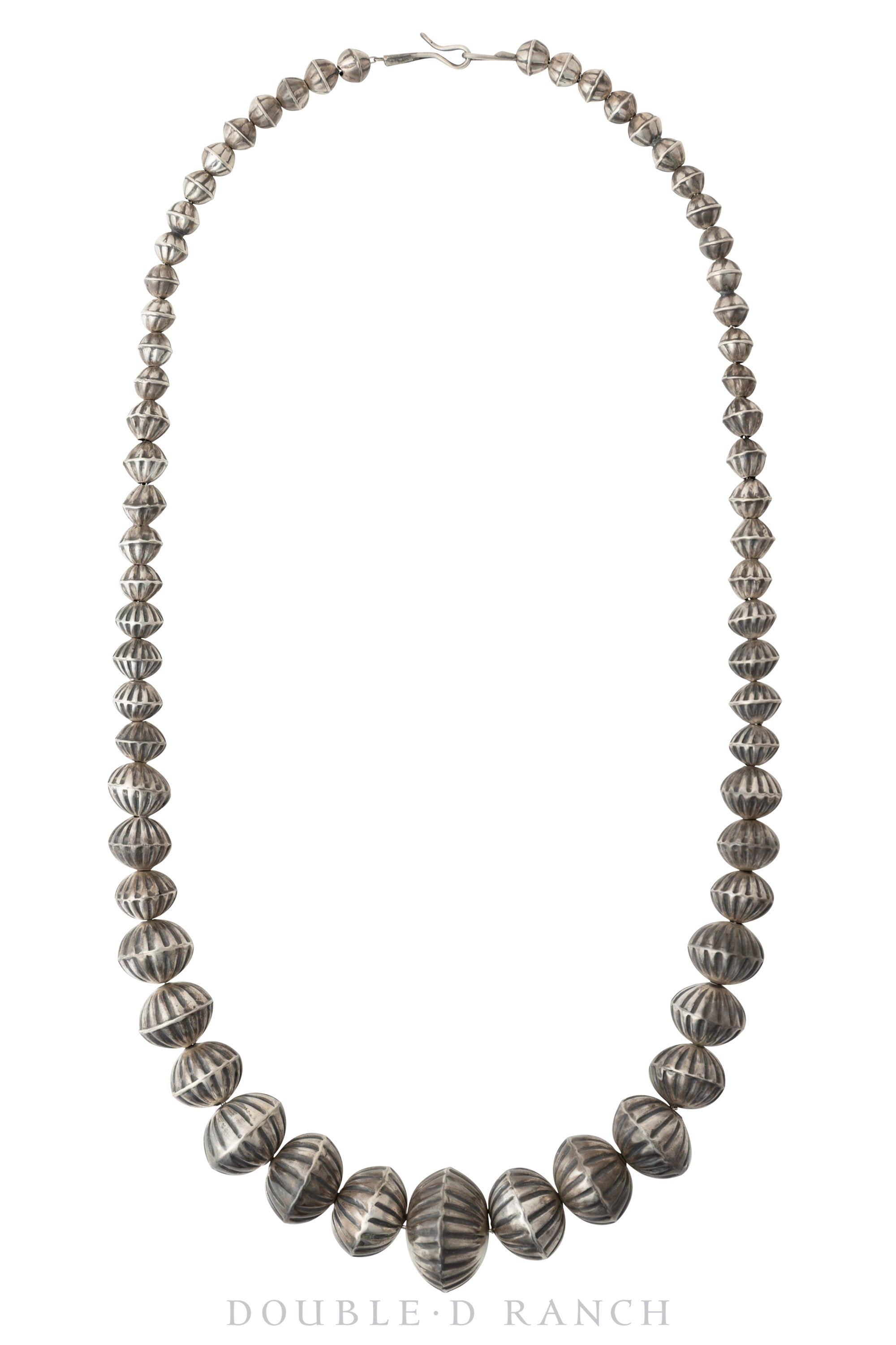 Necklace, Bead, Dessert Pearls, Graduated Melon Beads, Vintage ‘60s, 1652