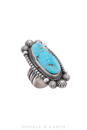 Ring, Natural Stone, Turquoise, Hallmark, Contemporary, 1320