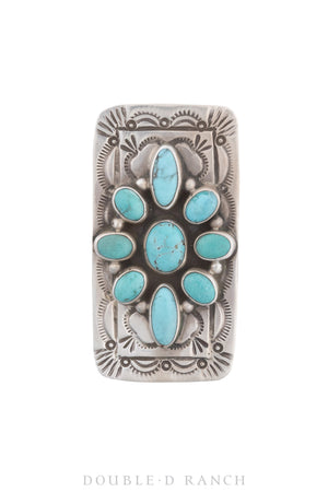 Ring, Shield, Turquoise, Hallmark, Contemporary, 1276