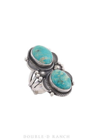 Ring, Natural Stone, Turquoise, Hallmark, Contemporary, 1277
