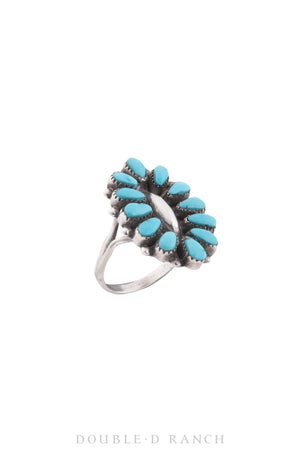 Ring, Cluster, Turquoise, Contemporary, 1326