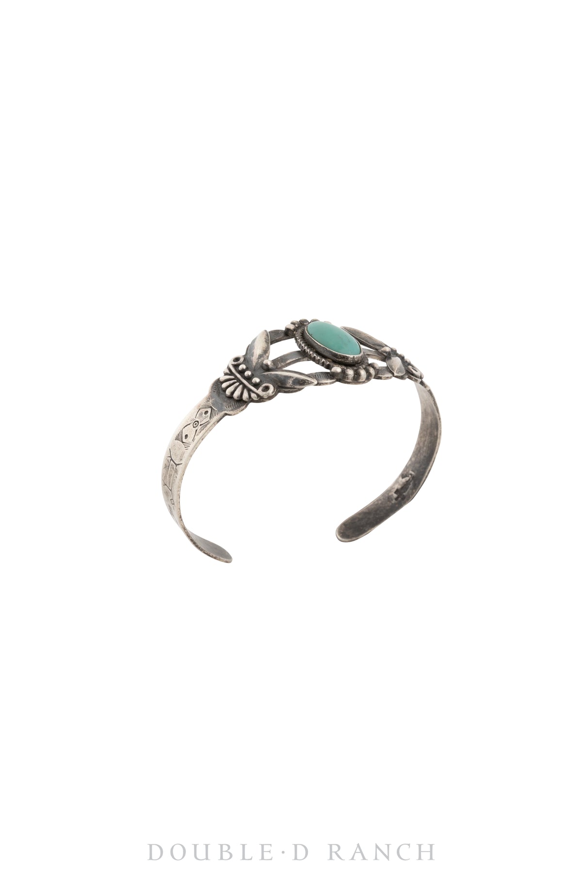 Cuff, Fred Harvey Railroad Era, Turquoise, Vintage, 3743