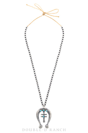 Necklace, Naja, Turquoise, Dragonfly Cross, Hallmark, Contemporary, 3030