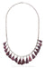 Necklace, Princess, Purple Spiny Oyster, Contemporary, 3057