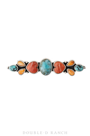 Pin, Bar, Turquoise & Purple Spiny Oyster, Contemporary, 877