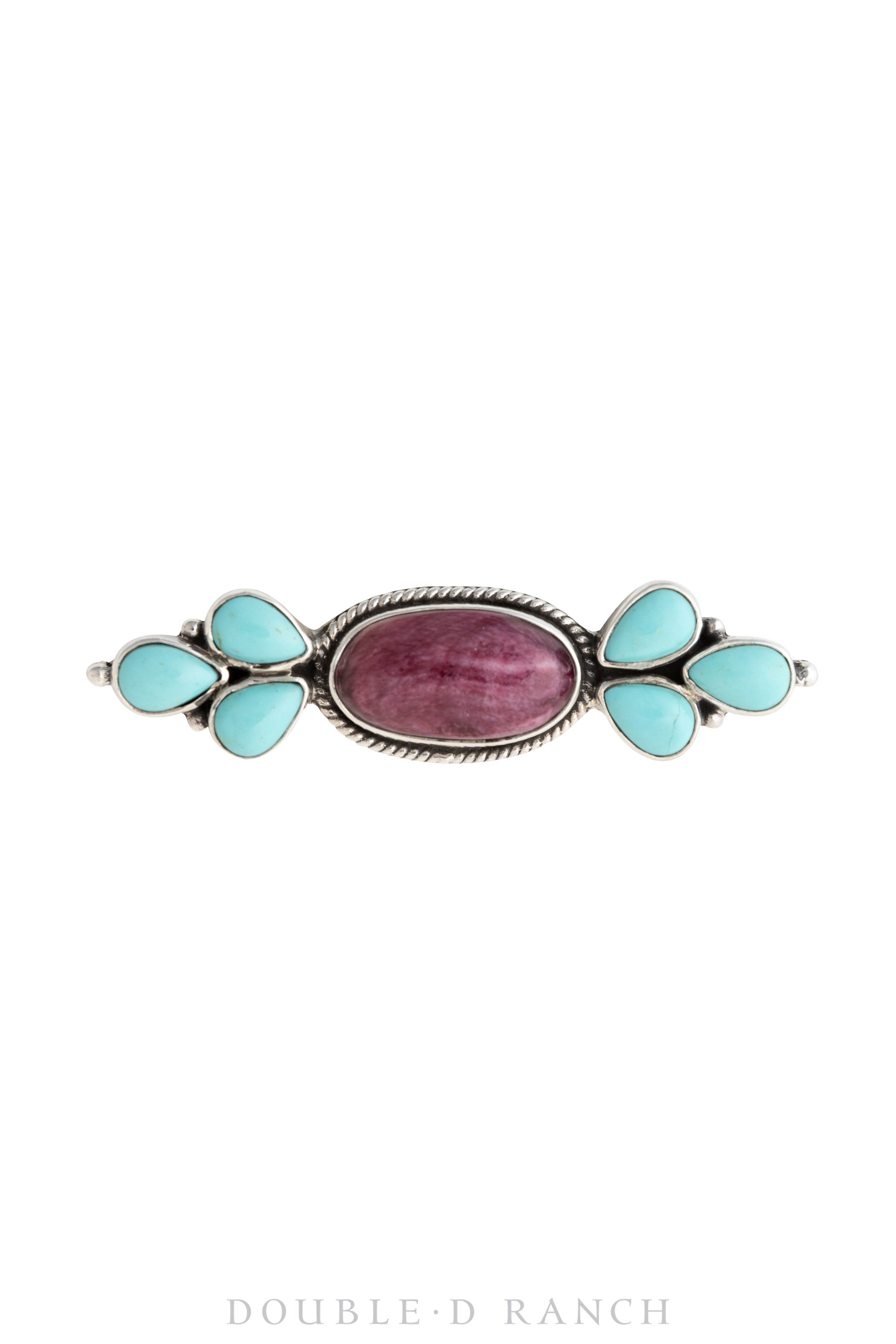 Pin, Bar, Turquoise & Purple Spiny Oyster, Contemporary, 876