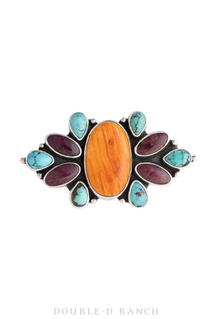 Pin, Bar, Turquoise & Spiny Oyster, Contemporary, 880