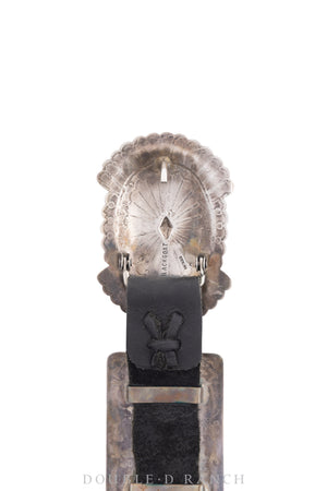 Belt, A Vintage, Concho, Sterling Silver & Beadwork, Hallmark, Contemporary, 523