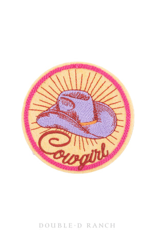 Miscellaneous, Patch, Cowgirl Hat, 1060