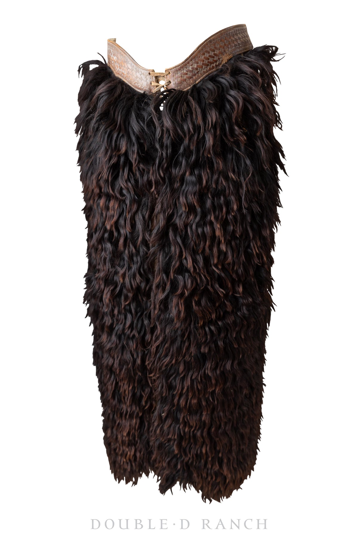 Miscellaneous, Chaps, Woolies, Tooled Leather Belt, Vintage, Turn of the Century, 738