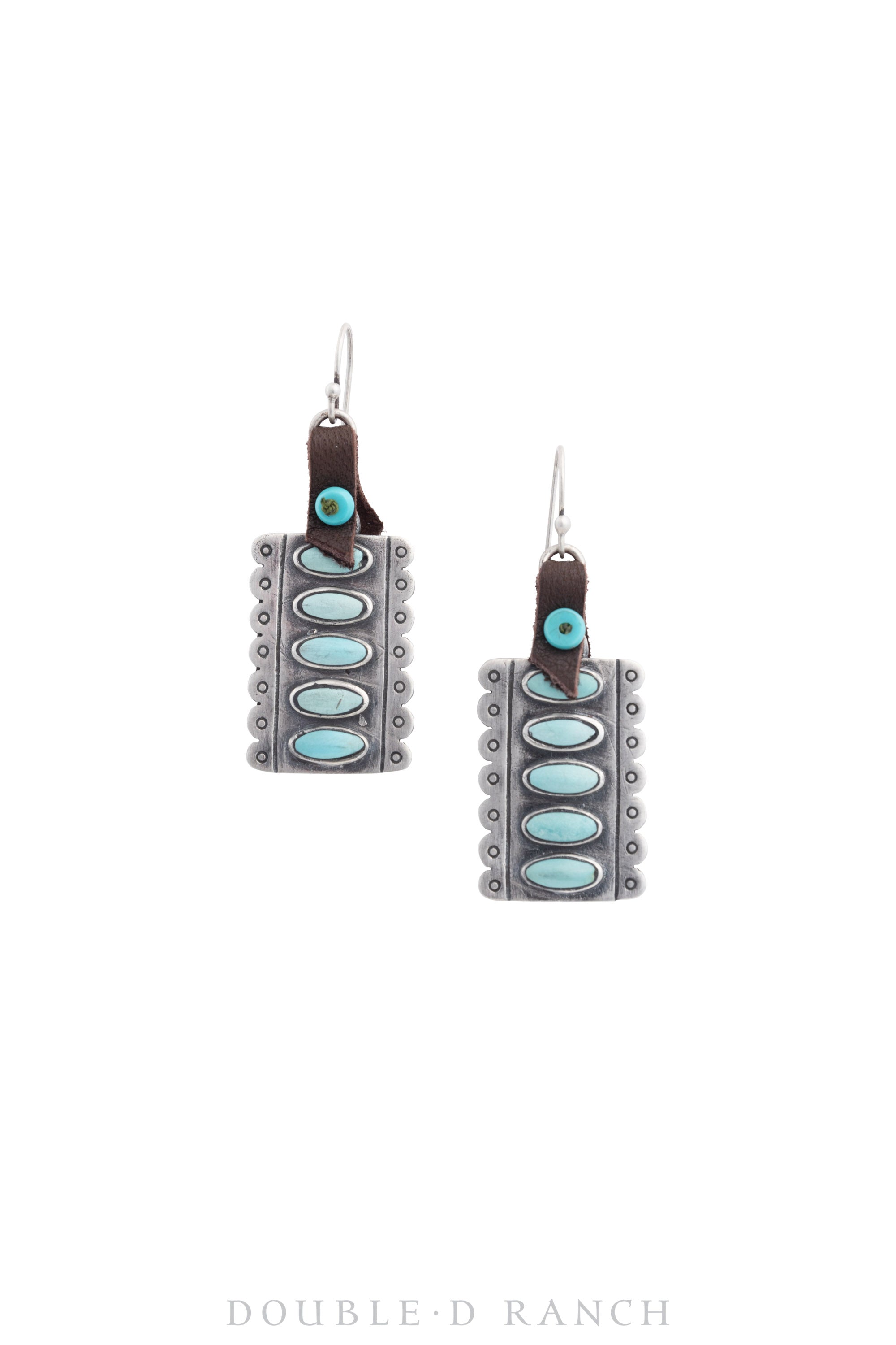 Earrings, Drops, Turquoise, Hallmark, Contemporary, 1512
