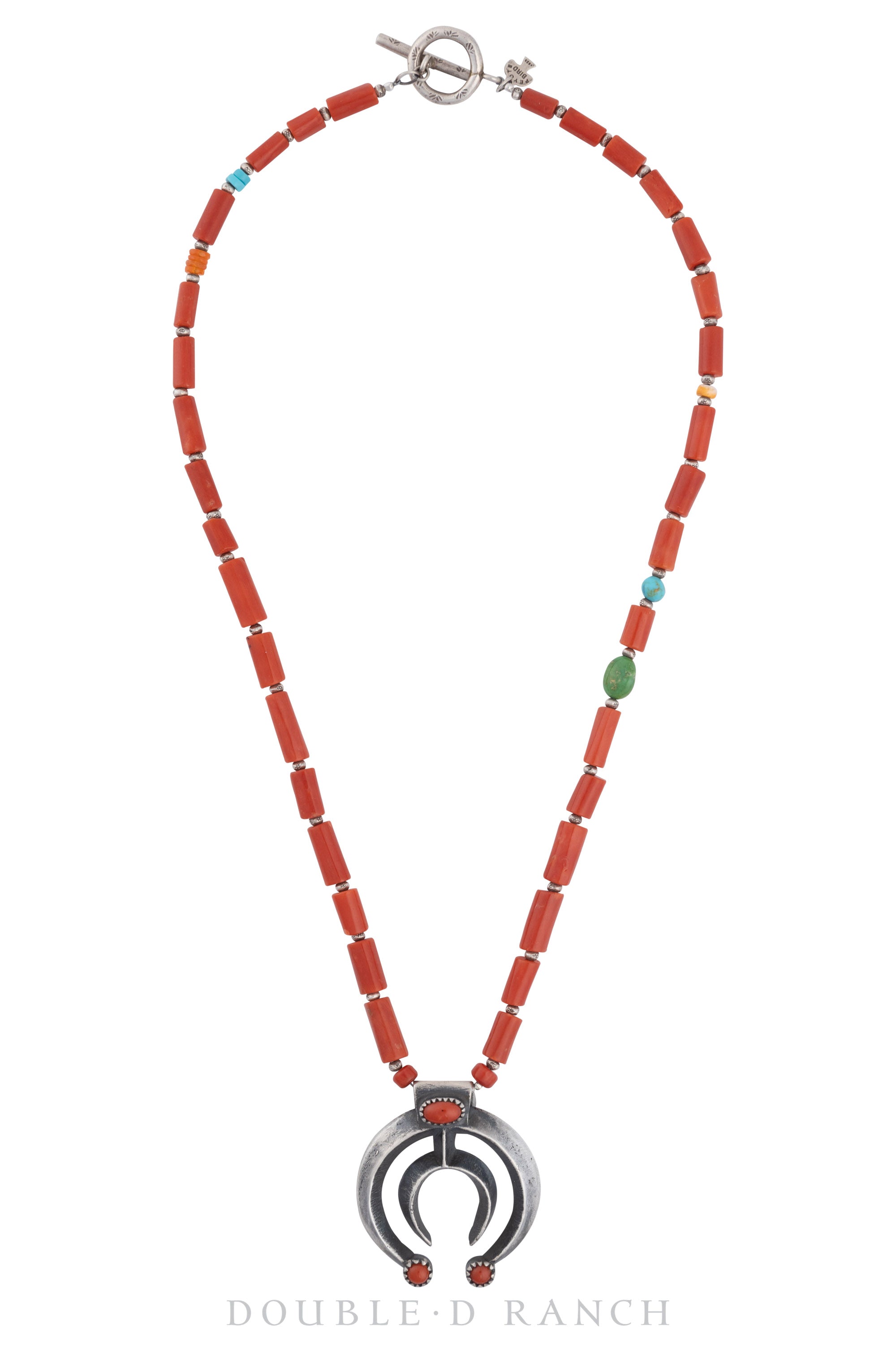 Necklace, Pendant, Coral, Naja, Contemporary, 3094